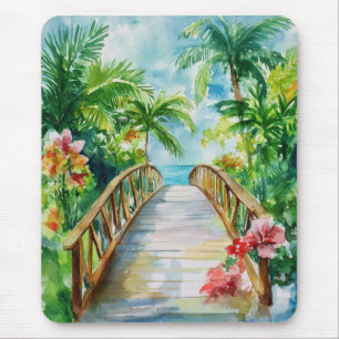 Tropical Bridge Mouse Mat