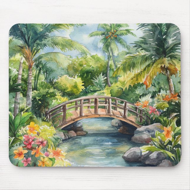 Tropical Bridge Mouse Mat (Front)