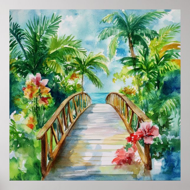 Tropical Bridge Poster (Front)