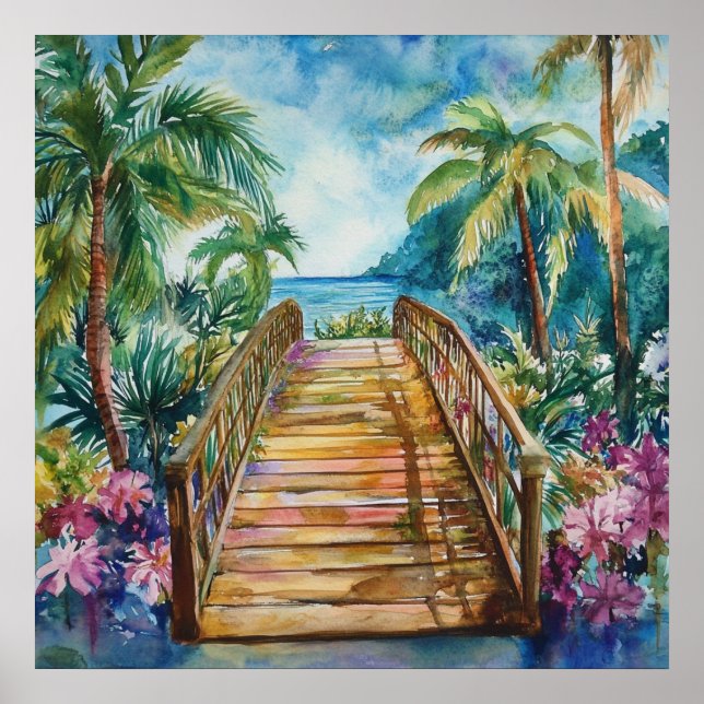 Tropical Bridge Poster (Front)