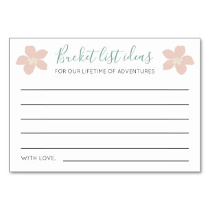 Tropical Bucket List Ideas Guest Book Wedding Table Number