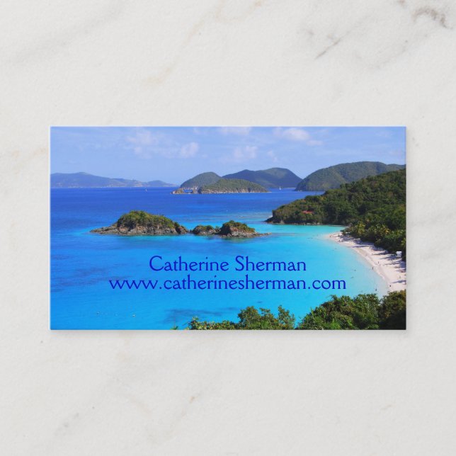 Tropical Business Card (Front)