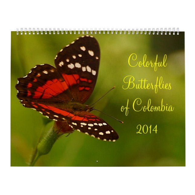 Tropical Butteflies of Colombia Calendar (Cover)