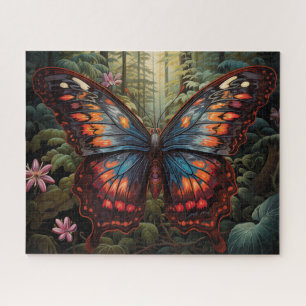 Tropical Butterfly Rainforest Insect Nature Lover Jigsaw Puzzle