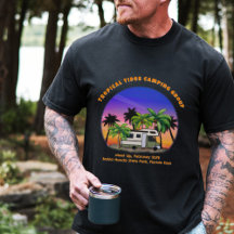 Tropical Camping Motorhome Custom Text