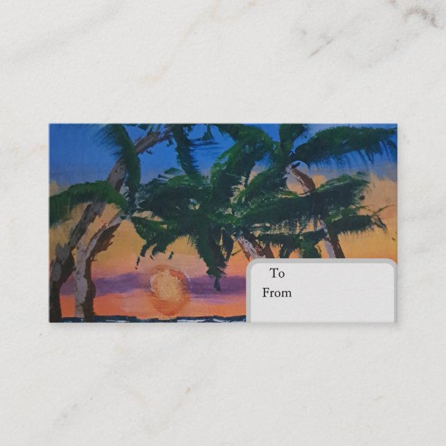 Tropical  card (Front)