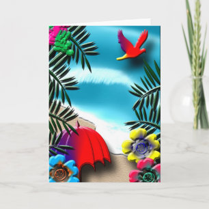 Tropical Card