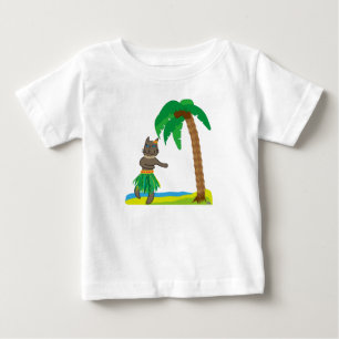 Tropical cat baby T-Shirt