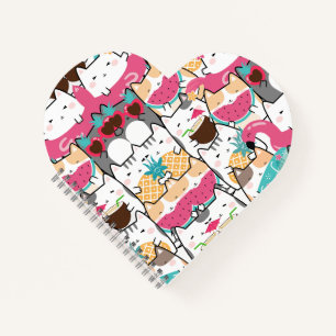 Tropical Cats Spiral Notebook