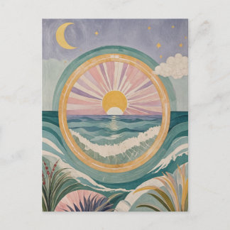 Tropical Celestial Shore Postcard