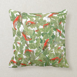 Tropical Cherry Shrimp Aquarium Pet Green Foliage Cushion