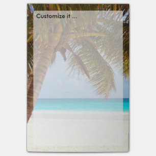 Tropical Chilling Beach Scene Post-it Notes
