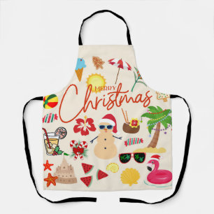 Tropical Christmas Apron