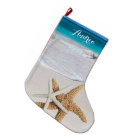 Tropical Christmas Beach Starfish Stocking