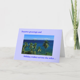 Tropical Christmas Card