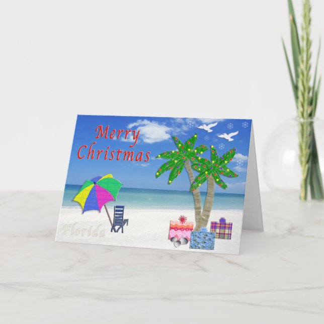 Tropical Christmas Cards from Florida (Front)