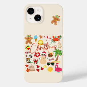 Tropical Christmas Case-Mate iPhone 14 Case