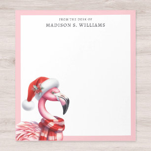 Tropical Christmas Flamingo Notepad