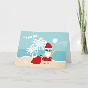 Tropical Christmas Holiday Card