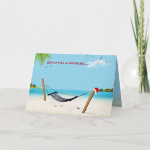 Tropical Christmas Island Card