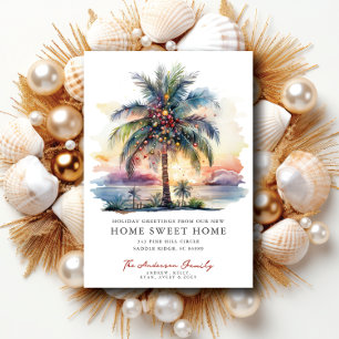 Tropical Christmas Moving Announcement
