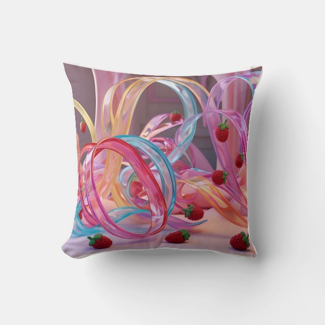 Tropical Christmas Pillow: Xmas in July 2-in-1 Cushion (Front)