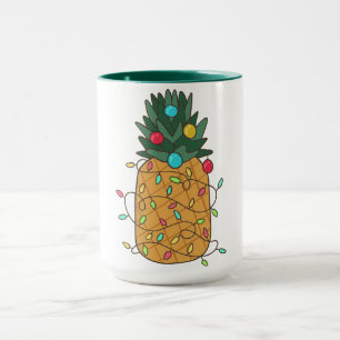 Tropical Christmas Pineapple Mug