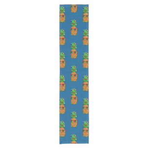 Tropical Christmas Pineapple Warm Xmas Short Table Runner