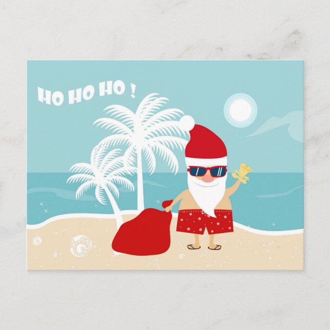Tropical Christmas postcard (Front)