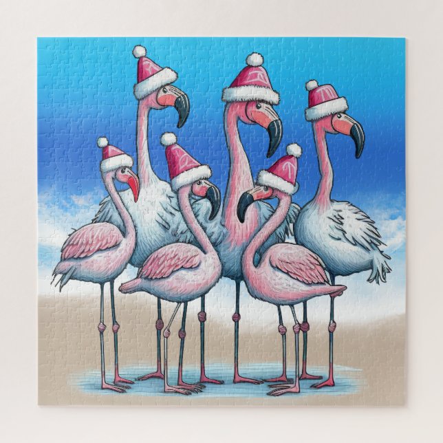 Tropical Christmas Puzzle (Vertical)