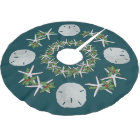 Tropical Christmas Sand Dollars Starfish Teal