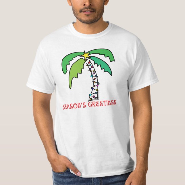 Tropical Christmas T-Shirt (Front)