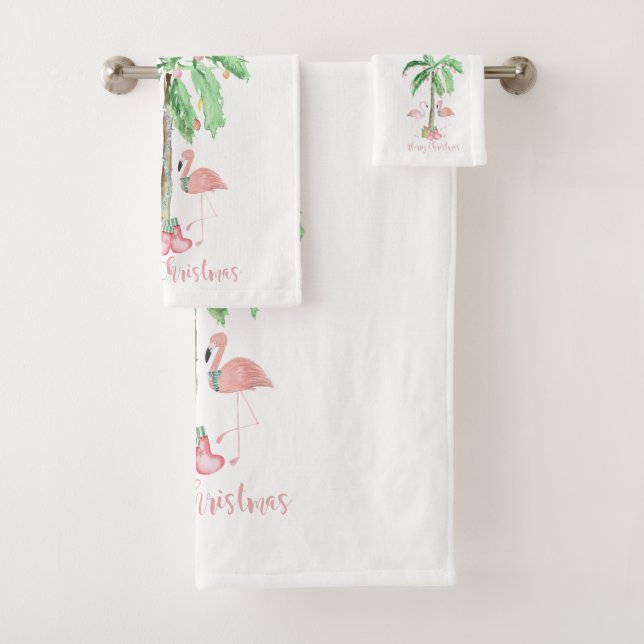 Tropical Christmas Towel (Insitu)