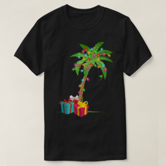 Tropical Christmas Tree | Festive Palm Design T-Shirt