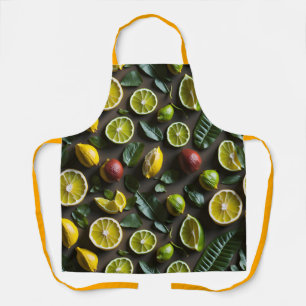 tropical citrus apron