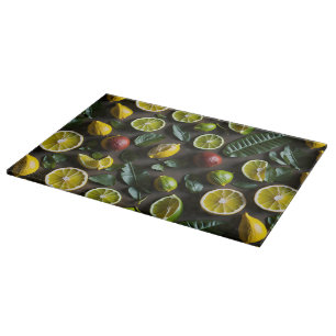 tropical citrus cutting board