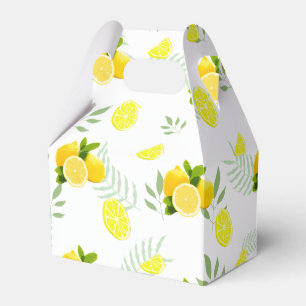 Tropical Citrus summer fresh Orange lemon Slice Favour Box
