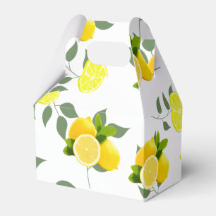 TROPICAL Citrus SUMMER FRUIT Orange lemon Slice Favour Box