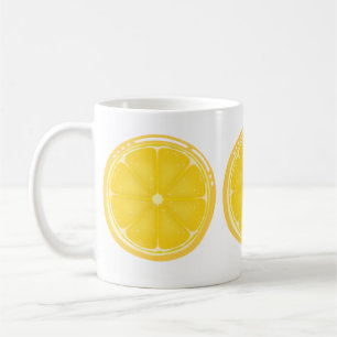 TROPICAL Citrus SUMMER FRUIT Orange lemons Slice  Coffee Mug