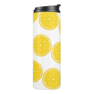TROPICAL Citrus SUMMER FRUIT Orange lemons Slice Thermal Tumbler