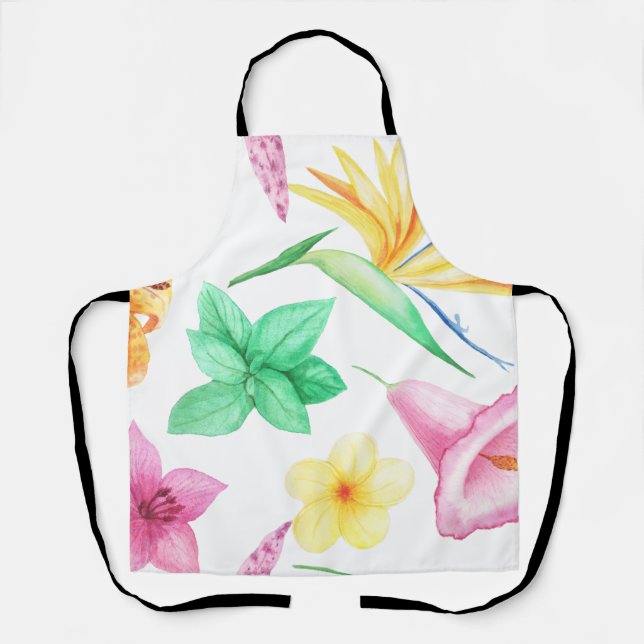 Tropical City Art Apron (Front)