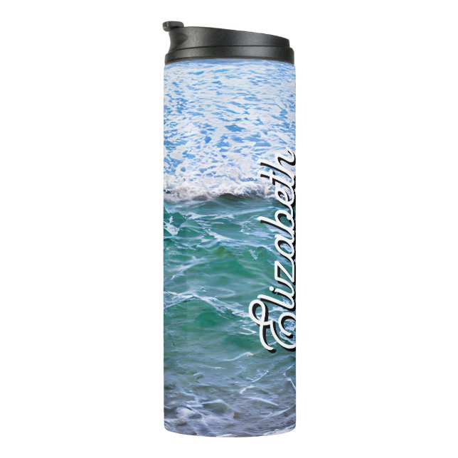 Tropical Clear Ocean Thermal Tumbler (Rotated Right)