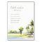 Tropical Coastal Palm Trees Wedding Seating Chart