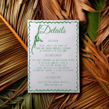 Tropical Coastal Retro Destination Wedding Details
