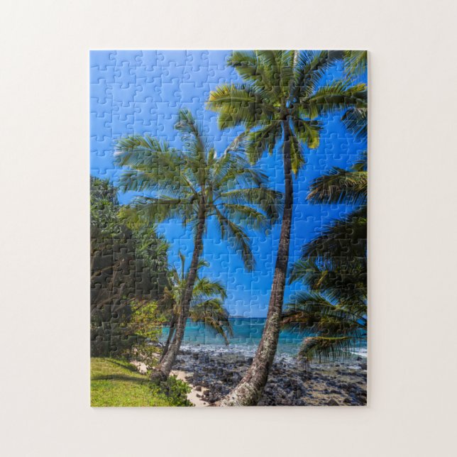 Tropical coastline 2 jigsaw puzzle (Vertical)