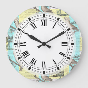 Tropical Cockatoo Dream Large Clock