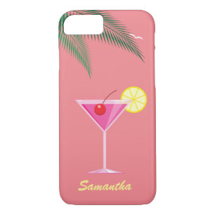 Tropical Cocktail iPhone 7 Case - coral