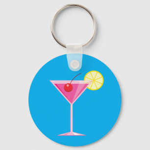 Tropical Cocktail Keychain