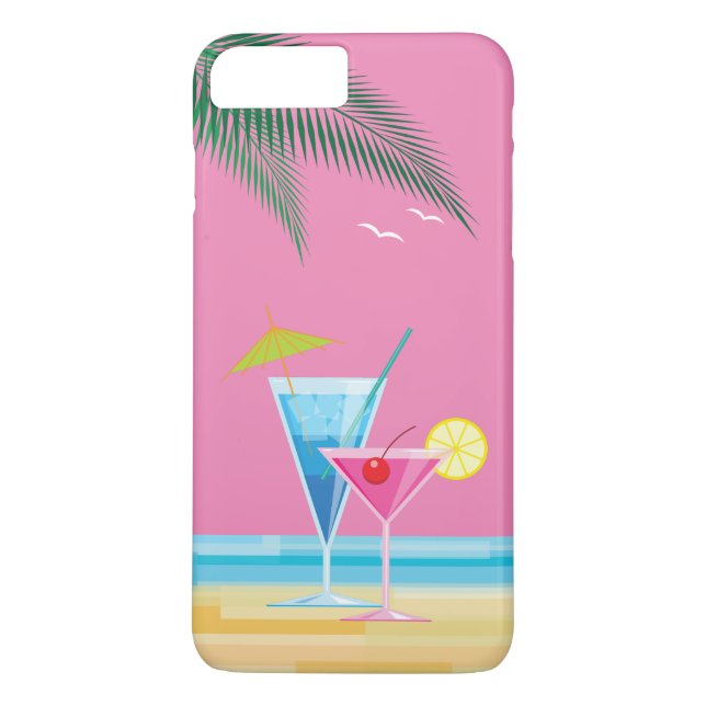 Tropical Cocktails iPhone 7 Plus Case (Back)