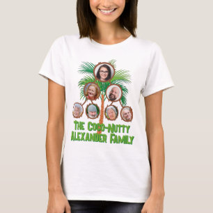 Tropical Coconut Palm Family Tree Reunion T-Shirt